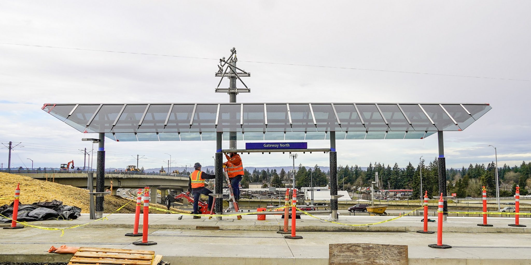 Newest TriMet MAX station takes shape as A Better Red disruption ...