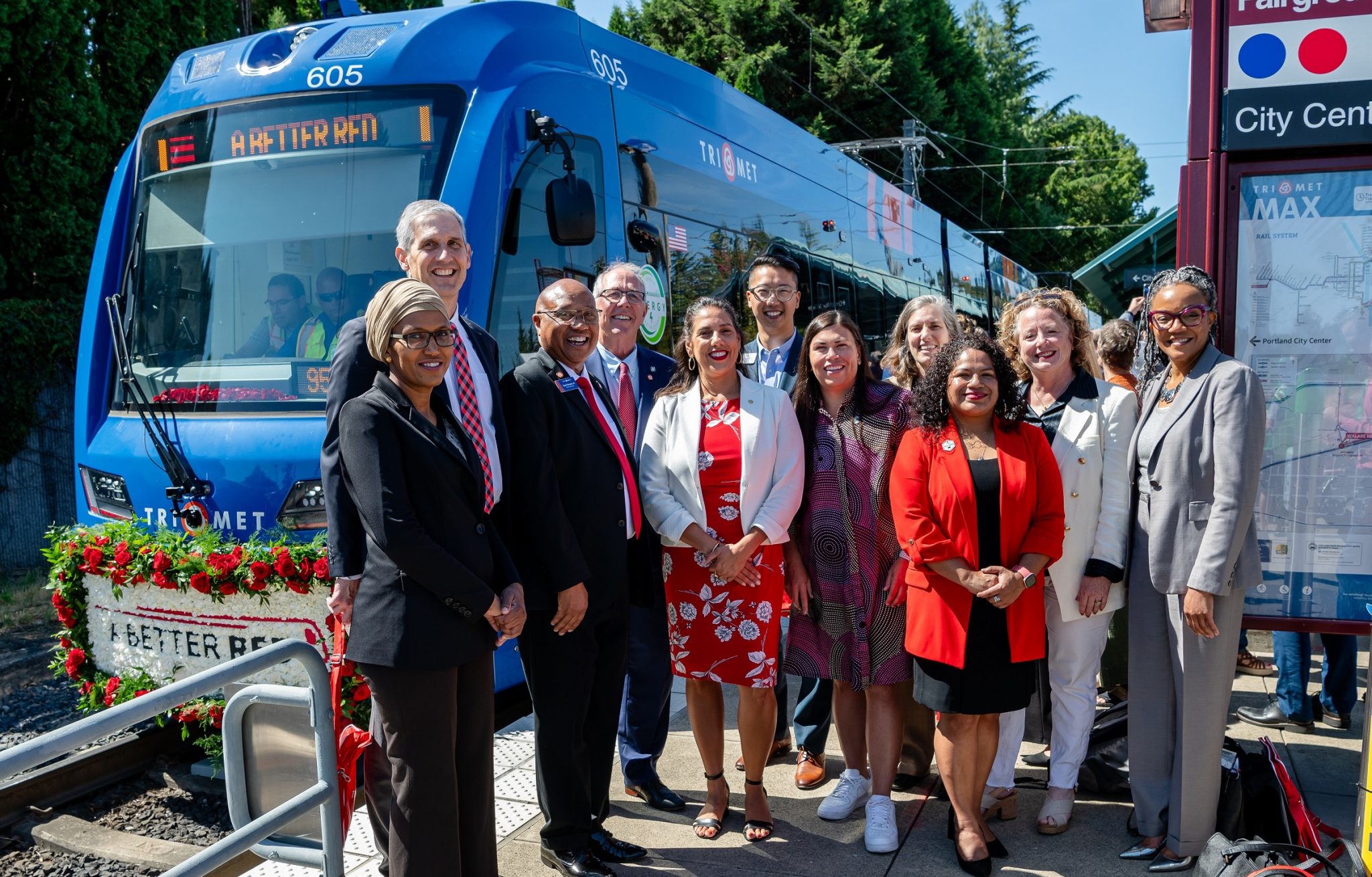 TriMet, FTA and partners celebrate a new era for the MAX Red Line ...